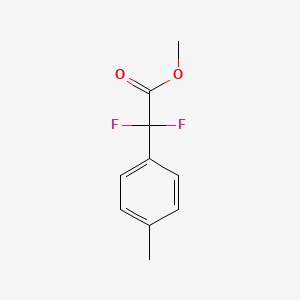 molecular formula C10H10F2O2 B7959478 Methyl difluoro(4-methylphenyl)acetate 