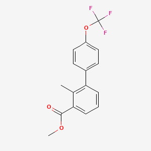 Methyl 2-methyl-3-[4-(trifluoromethoxy)phenyl]benzoate