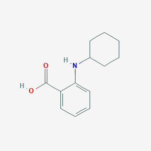 molecular formula C13H17NO2 B079596 2-(环己基氨基)苯甲酸 CAS No. 10286-53-0