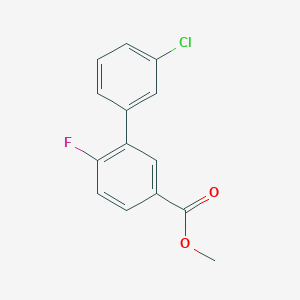 Methyl 3-(3-chlorophenyl)-4-fluorobenzoate
