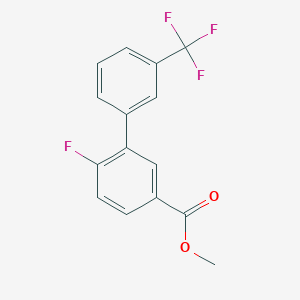 6-Fluoro-3'-(trifluoromethyl)biphenyl-3-carboxylic acid methyl ester