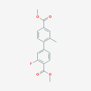 Methyl 2-fluoro-4-[4-(methoxycarbonyl)-2-methylphenyl]benzoate