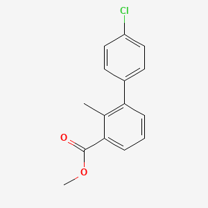 Methyl 3-(4-chlorophenyl)-2-methylbenzoate