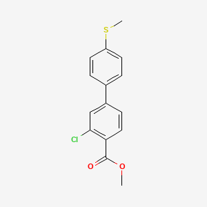 Methyl 2-chloro-4-[4-(methylsulfanyl)phenyl]benzoate