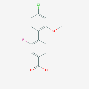 Methyl 4-(4-chloro-2-methoxyphenyl)-3-fluorobenzoate