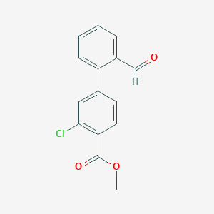 Methyl 2-chloro-4-(2-formylphenyl)benzoate