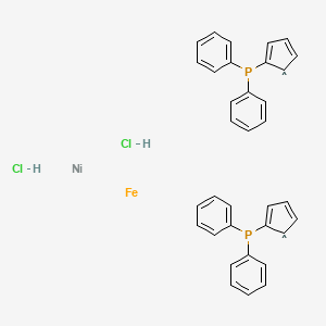 molecular formula C34H30Cl2FeNiP2 B7960230 CID 129626502 