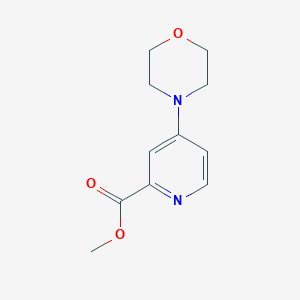molecular formula C11H14N2O3 B7960336 Methyl 4-(morpholin-4-YL)pyridine-2-carboxylate CAS No. 83728-67-0