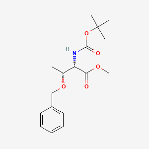 molecular formula C17H25NO5 B7960624 methyl (2S,3R)-3-(benzyloxy)-2-{[(tert-butoxy)carbonyl]amino}butanoate 