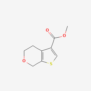 molecular formula C9H10O3S B7960968 Methyl 4H,5H,7H-thieno[2,3-C]pyran-3-carboxylate 