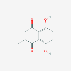 molecular formula C11H8O4 B079610 Methylnaphthazarin CAS No. 14554-09-7