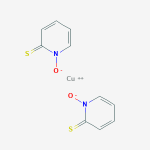 Bis(1-hydroxy-1H-pyridine-2-thionato-O,S)copper