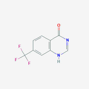 molecular formula C9H5F3N2O B7961849 7-(trifluoromethyl)-1H-quinazolin-4-one 