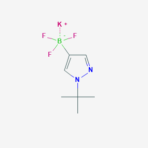 molecular formula C7H11BF3KN2 B7961890 Potassium (1-tert-butylpyrazol-4-YL)trifluoroboranuide 