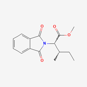 molecular formula C15H17NO4 B7961930 methyl (2S,3S)-2-(1,3-dioxoisoindol-2-yl)-3-methylpentanoate 