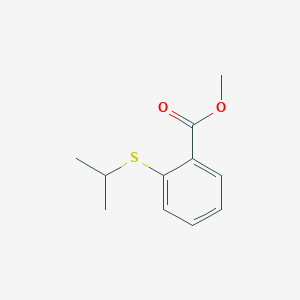 molecular formula C11H14O2S B7962127 METHYL2-(ISOPROPYLSULFANYL)BENZOATE 