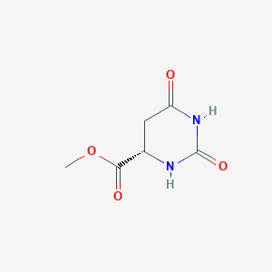 molecular formula C6H8N2O4 B7962156 Methyl (4S)-2,6-dioxohexahydropyrimidine-4-carboxylate CAS No. 39681-15-7