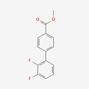 molecular formula C14H10F2O2 B7962251 Methyl 4-(2,3-difluorophenyl)benzoate 