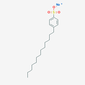 molecular formula C19H31NaO3S B079624 Sodium 4-tridecylbenzenesulfonate CAS No. 14356-40-2
