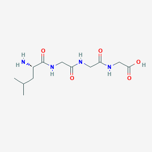 molecular formula C12H22N4O5 B079627 Leucyl-glycyl-glycyl-glycine CAS No. 14857-78-4