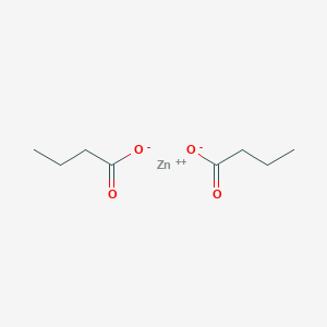 molecular formula C8H14O4Zn B079630 Zinc dibutyrate CAS No. 13282-37-6