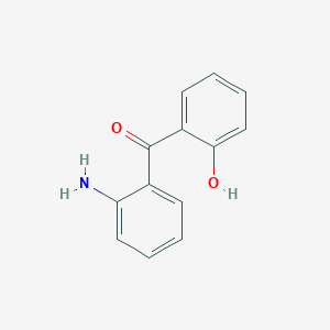 molecular formula C13H11NO2 B079632 (2-Aminophenyl)(2-hydroxyphenyl)methanone CAS No. 13134-93-5