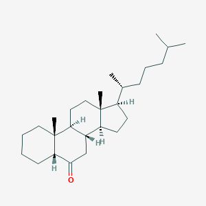 molecular formula C27H46O B079634 Coprostan-6-one CAS No. 13713-79-6