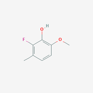 molecular formula C8H9FO2 B7963450 2-Fluoro-6-methoxy-3-methylphenol 