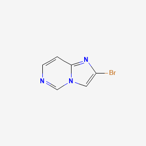 molecular formula C6H4BrN3 B7963590 2-Bromo-imidazo[1,2-c]pyrimidine 