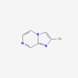 molecular formula C6H4BrN3 B7963593 2-Bromoimidazo[1,2-A]pyrazine 