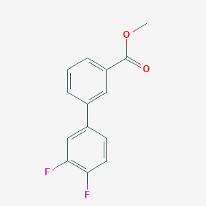 molecular formula C14H10F2O2 B7963792 Methyl 3-(3,4-difluorophenyl)benzoate 