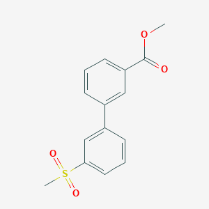 molecular formula C15H14O4S B7964047 Methyl 3-(3-methanesulfonylphenyl)benzoate CAS No. 1820716-64-0