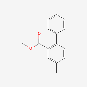 molecular formula C15H14O2 B7964099 Methyl 5-methyl-2-phenylbenzoate 