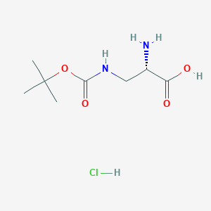 (2S)-2-amino-3-{[(tert-butoxy)carbonyl]amino}propanoic acid hydrochloride