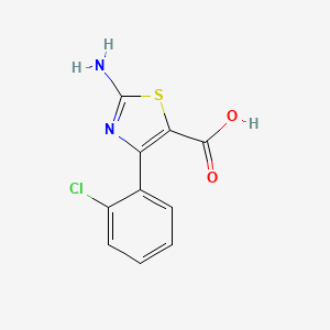 2-Amino-4-(2-chlorophenyl)-1,3-thiazole-5-carboxylic acid