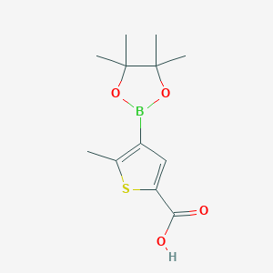 5-Methyl-4-(tetramethyl-1,3,2-dioxaborolan-2-yl)thiophene-2-carboxylic acid