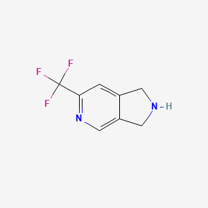 6-(trifluoromethyl)-1H,2H,3H-pyrrolo[3,4-c]pyridine