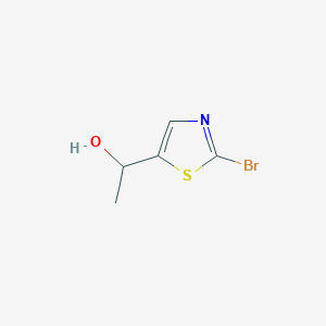 molecular formula C5H6BrNOS B7964388 1-(2-Bromothiazol-5-yl)ethanol 