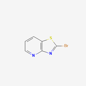 molecular formula C6H3BrN2S B7964459 2-Bromothiazolo[4,5-b]pyridine 