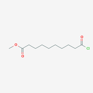 molecular formula C11H19ClO3 B079647 Methyl 10-chloro-10-oxodecanoate CAS No. 14065-32-8