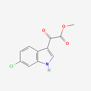 molecular formula C11H8ClNO3 B7964716 methyl 2-(6-chloro-1H-indol-3-yl)-2-oxoacetate 
