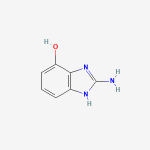 molecular formula C7H7N3O B7964793 2-amino-1H-Benzimidazol-7-ol CAS No. 1255789-22-0