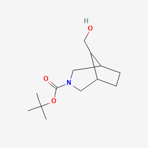 molecular formula C13H23NO3 B7965298 Tert-butyl 8-(hydroxymethyl)-3-azabicyclo[3.2.1]octane-3-carboxylate 