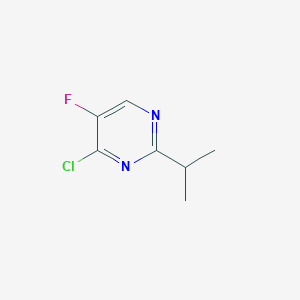 molecular formula C7H8ClFN2 B7965414 4-Chloro-5-fluoro-2-isopropylpyrimidine 
