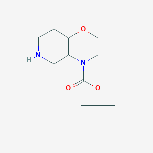 molecular formula C12H22N2O3 B7965556 tert-Butyl octahydro-4H-pyrido[4,3-b][1,4]oxazine-4-carboxylate CAS No. 1779577-11-5