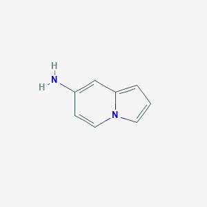 molecular formula C8H8N2 B7965620 indolizin-7-amine 