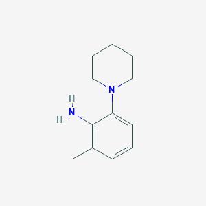 molecular formula C12H18N2 B7965899 2-Methyl-6-(piperidin-1-yl)aniline CAS No. 84186-31-2