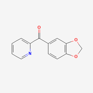 molecular formula C13H9NO3 B7966008 Benzo[d][1,3]dioxol-5-yl(pyridin-2-yl)methanone 
