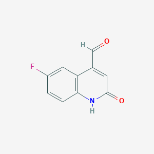 molecular formula C10H6FNO2 B7966196 MFCD26663593 