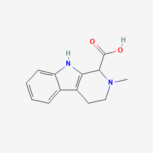 molecular formula C13H14N2O2 B7966251 2-methyl-1H,2H,3H,4H,9H-pyrido[3,4-b]indole-1-carboxylic acid 